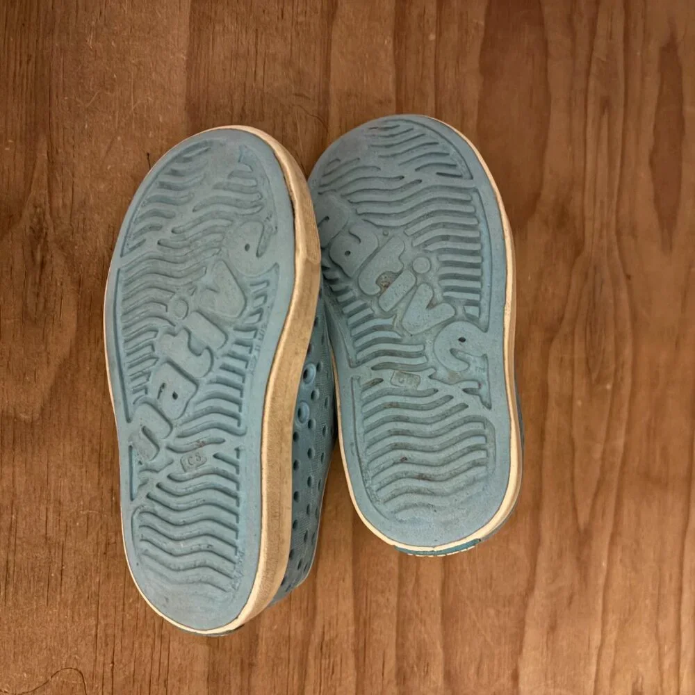 Native Jefferson Sandals Waterproof Outdoor Lightweight BlueToddler Size C 6